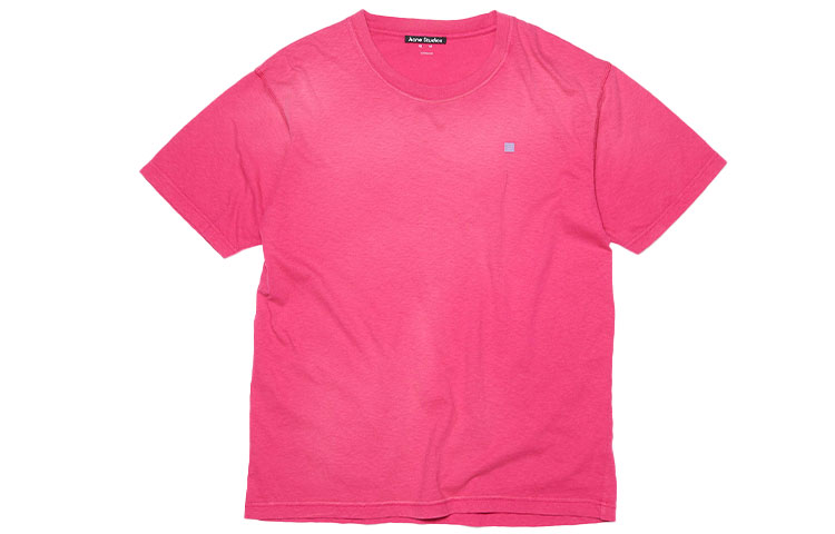 

Футболка унисекс розовая Acne Studios