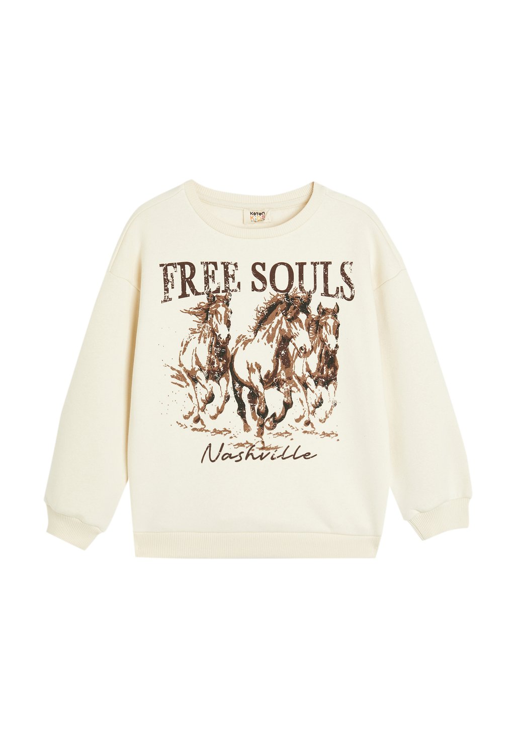 

Толстовка LONG SLEEVE Koton, бежевый