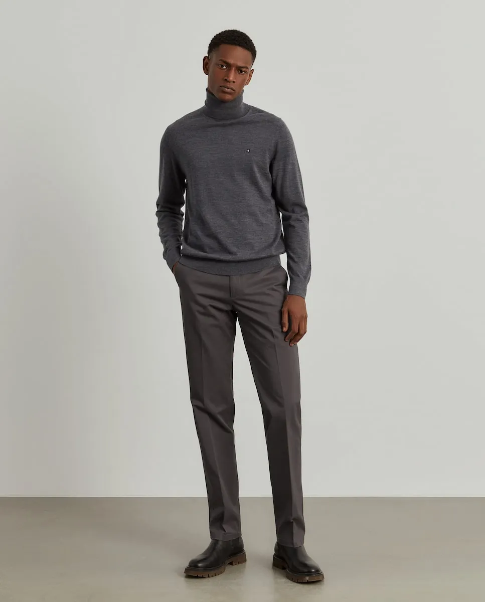 

Мужские классические брюки чино серого цвета Lion Of Porches, темно-серый