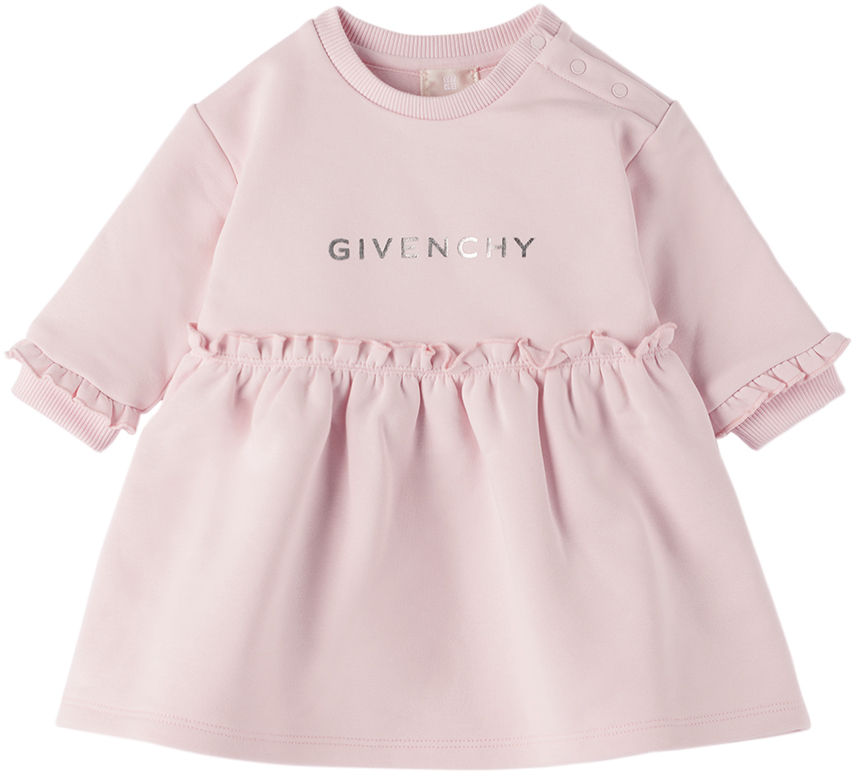 

Детское платье с логотипом Givenchy, розовый
