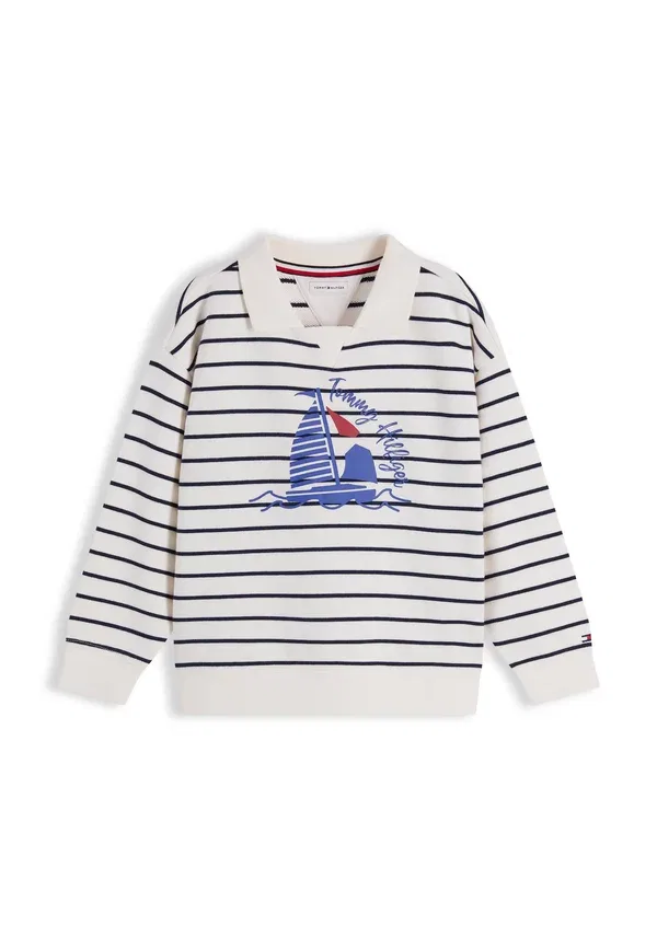 Толстовка с принтом Tommy Hilfiger, темно-синий/белый — фото 4