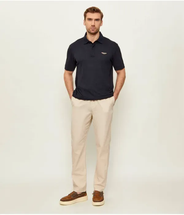 Брюки classic fit Us Polo Assn, бежевый — фото 2