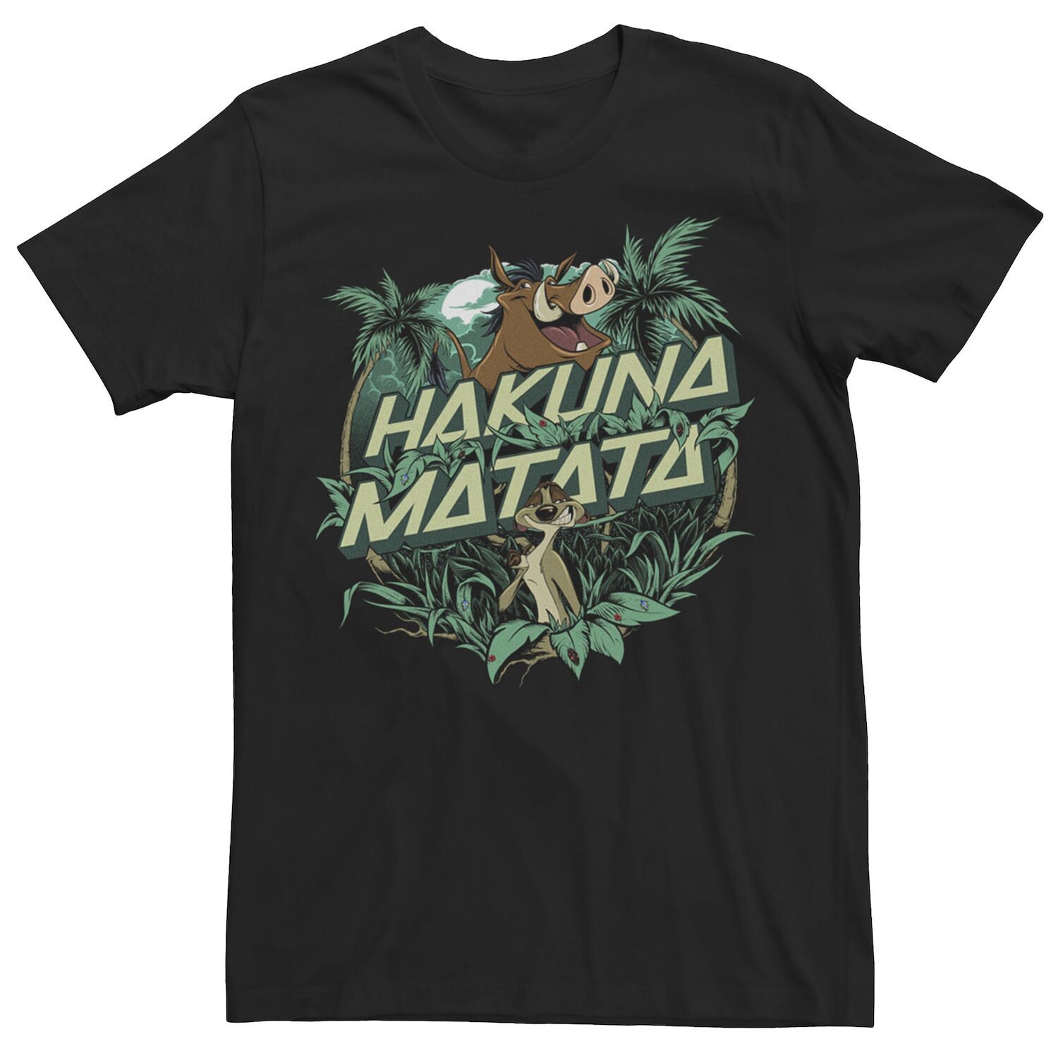 

Мужская футболка Disney The Lion King Hakuna Matata Jungle Circle Licensed Character