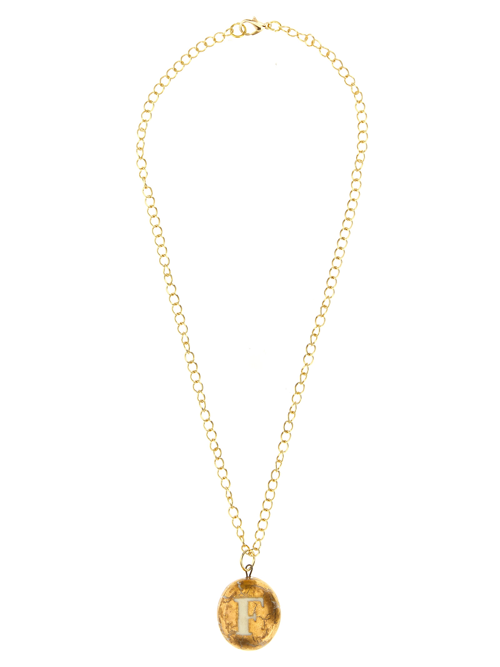 

Кулон-буква «F» VETROFUSO, золотой