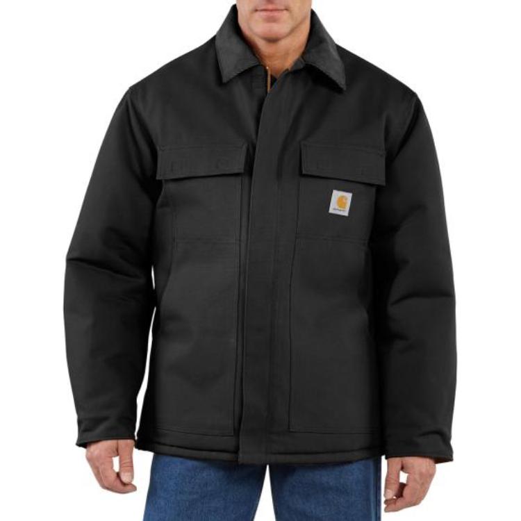 

Куртка Carhartt утепленная традиционная мужская свободного кроя трех уровней защиты от холода, черная, Черный, Куртка Carhartt утепленная традиционная мужская свободного кроя трех уровней защиты от холода, черная