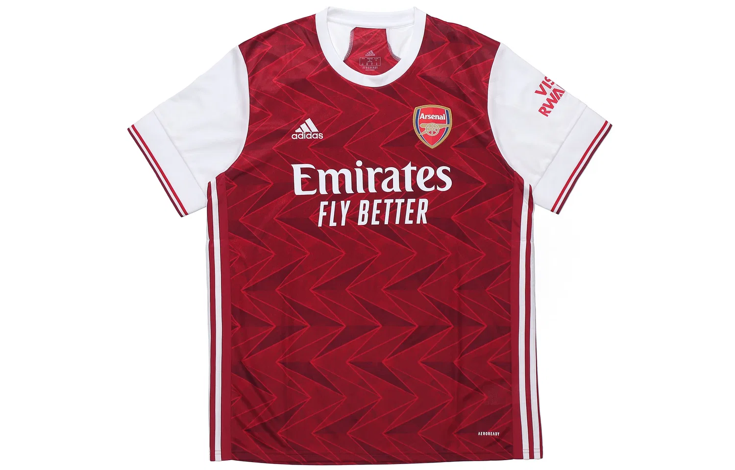 Футболка Adidas Arsenal Signature Edition темно-красно-фиолетовая — фото 3