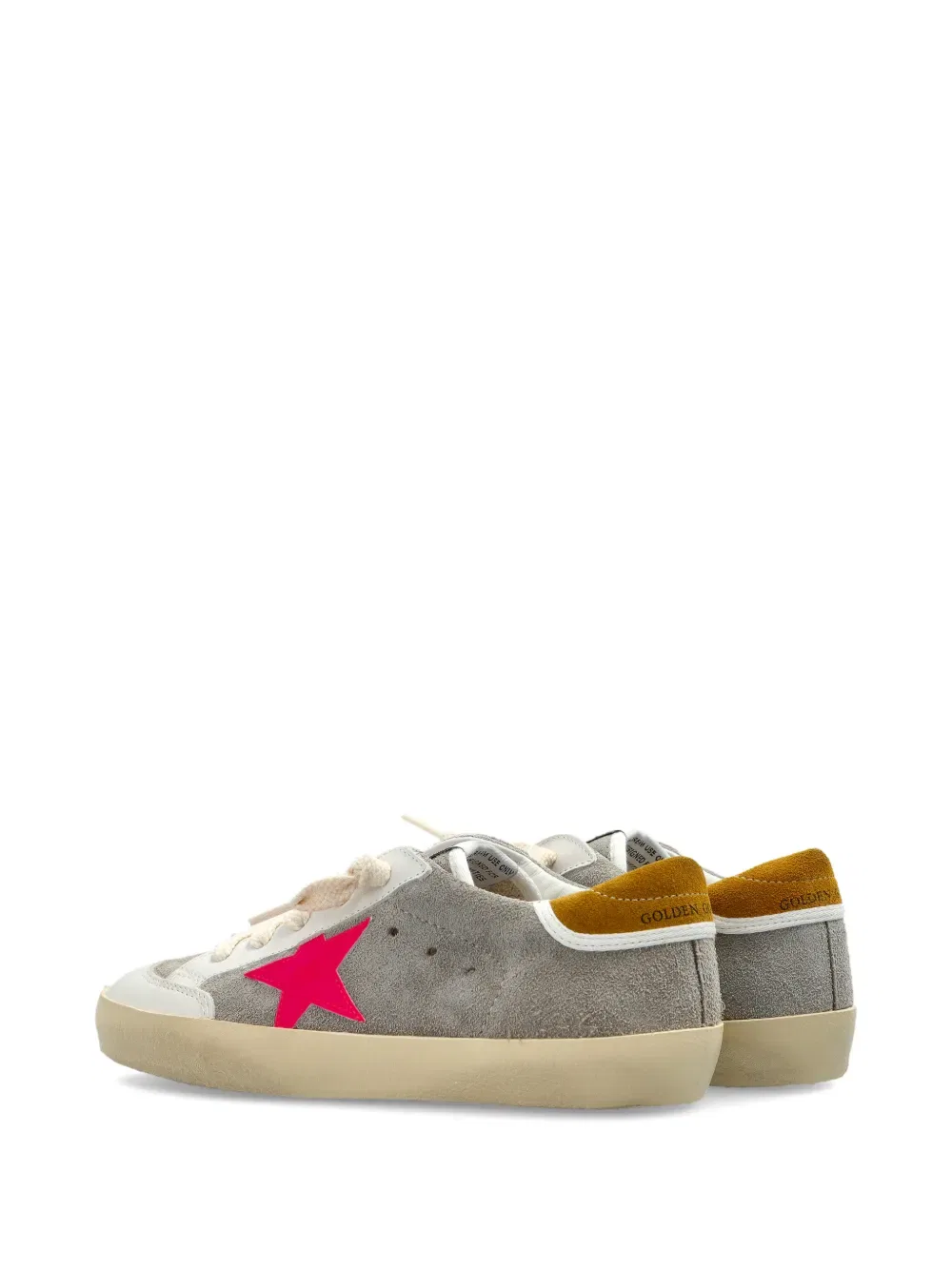 Кроссовки Superstar со звездными деталями Golden Goose Kids, серый — фото 3