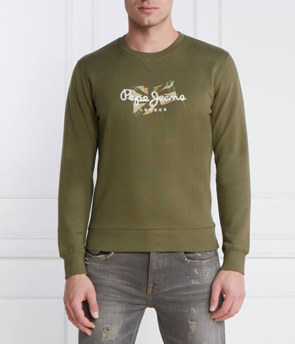 

Свитер Розуэлл Regular fit Pepe Jeans London, хаки