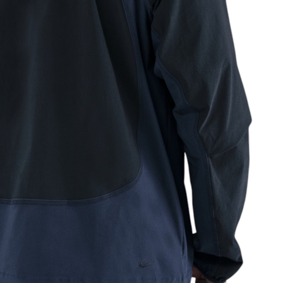 Куртка Nike Tech Woven Color-Block Loose Jacket 'Black Obsidian' — фото 3