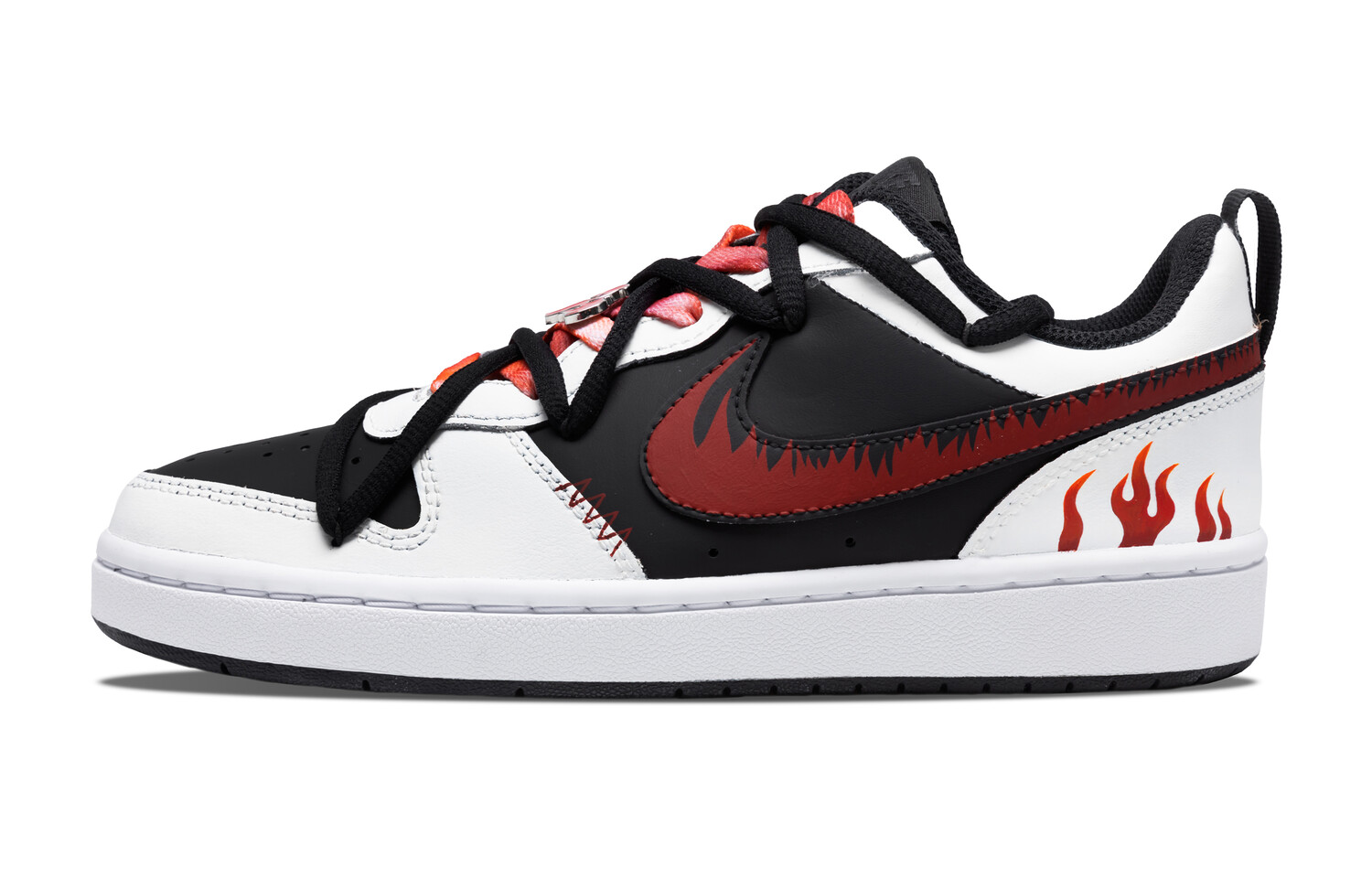 

Кроссовки Nike Court Borough 2 Skateboarding Shoes Women's Low-top Black/Red/White, цвет Orange
