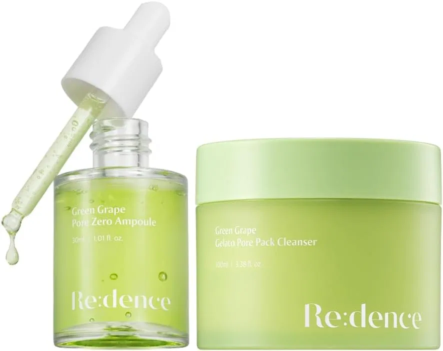 Набор для ухода за кожей лица Redence Muscat Gelato Pore Pack Cleanser 100 ml + Muscat Pore Zero Ampoule 30 ml