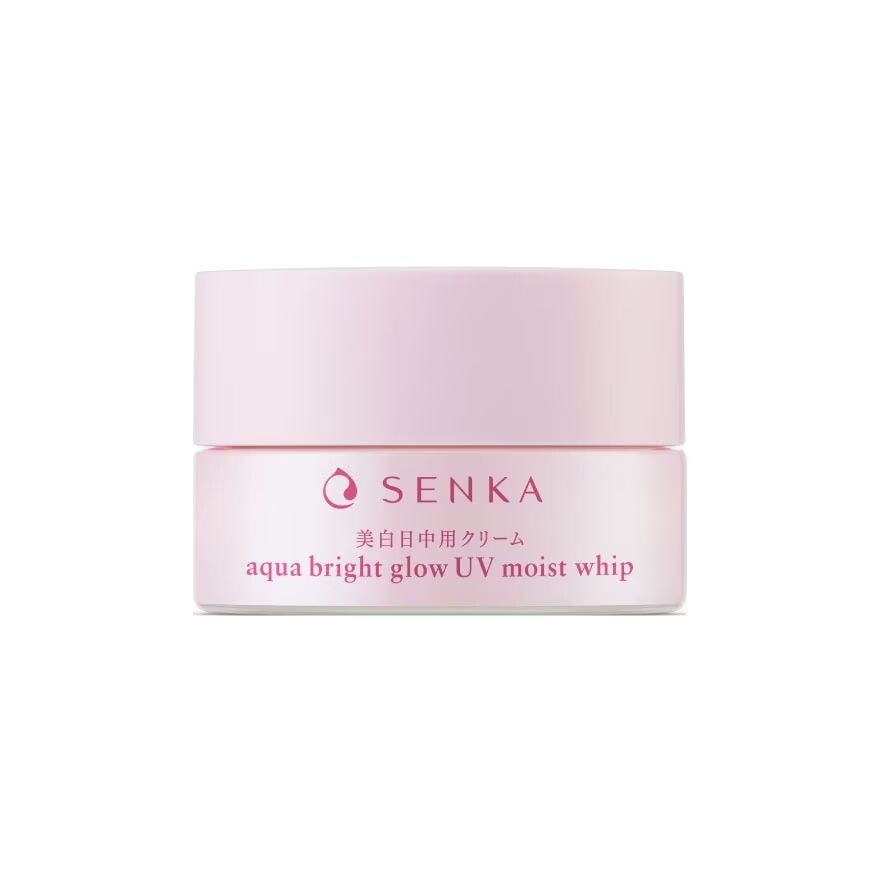 

Senka Aqua Bright Glow UV Moist Whip SPF 25 PA++ 50 G. Крем для лица, Pink