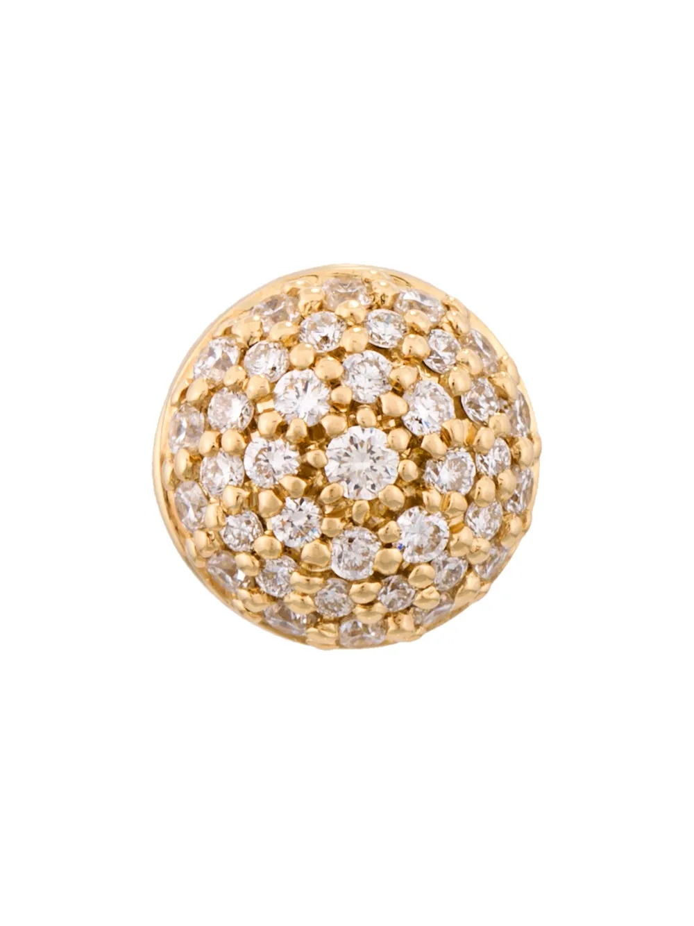 

Серьга Black Caviar из желтого золота с бриллиантами ALINKA, металлик
