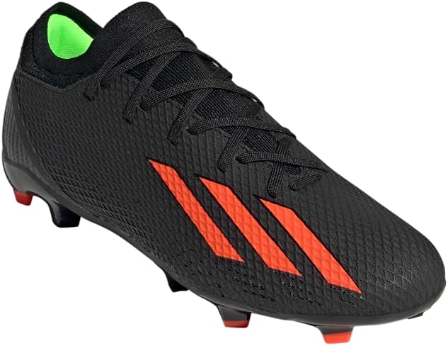 Футбольные бутсы Adidas X Speedportal.3 для взрослых, универсальные, для твердого грунта, черный/красный/зеленый — фото 4