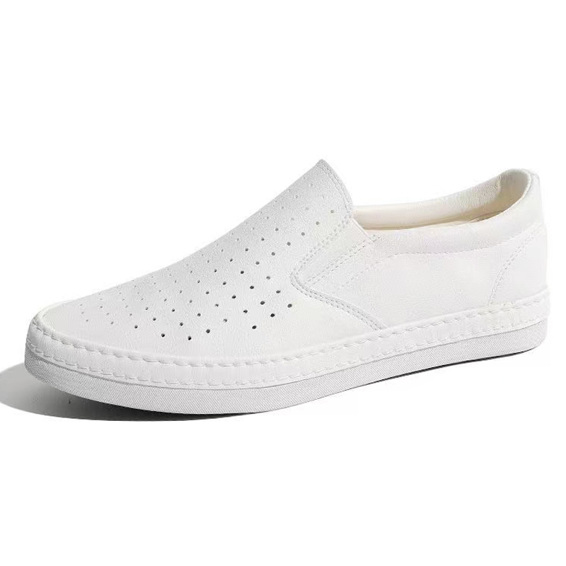 

SENJIALUO Мужские повседневные туфли с низким верхом белого цвета