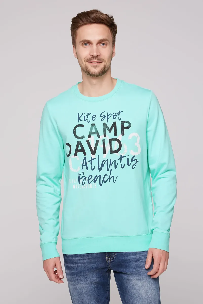 

Свитер CAMP DAVID из хлопка, зеленый