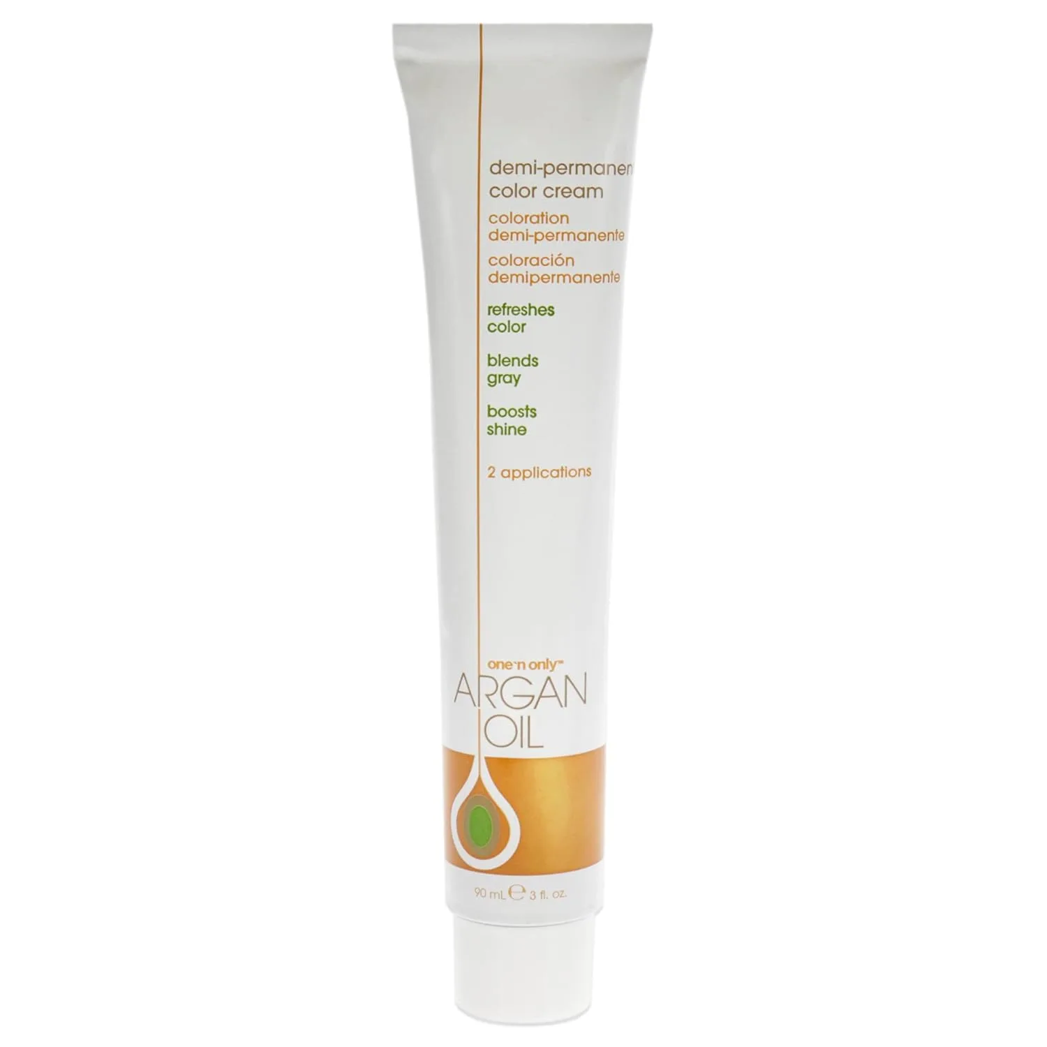One N' Only Demi Permanent Hair Color - стойкая краска для волос с аргановым маслом, насыщенные тона и маскировка седины, улучшает увлажнение и эластичность, 1N Very Black (85 г) One 'N Only, Cranberry — фото 2