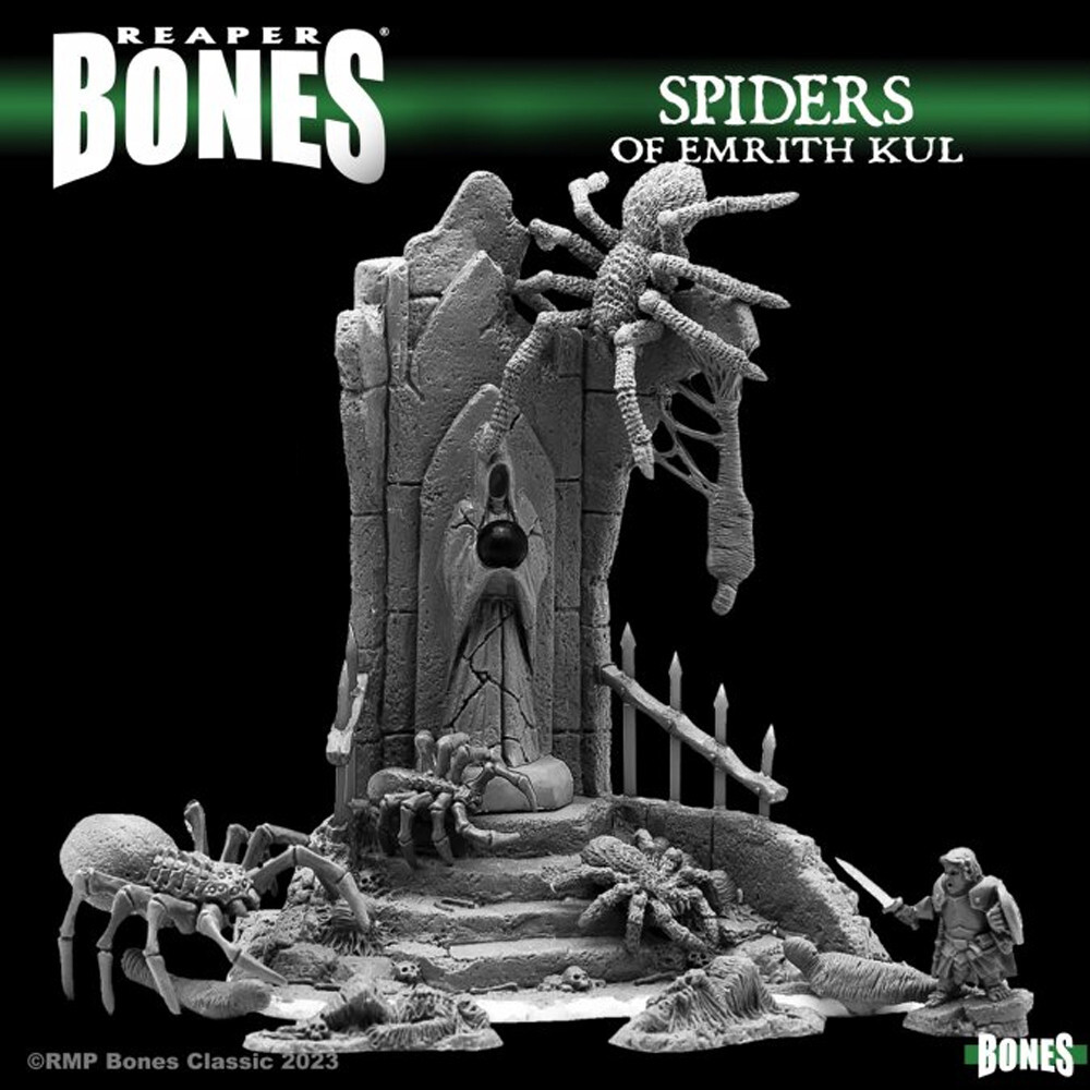 

Миниатюра Reaper Bones Black: The Spiders of Emrith Kul