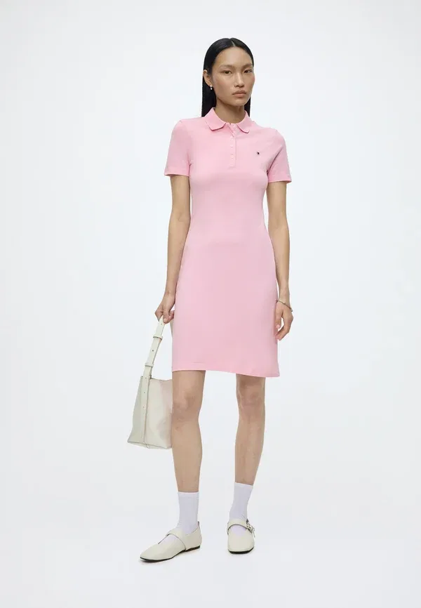 Платье-поло Tommy Hilfiger, классический розовый — фото 2