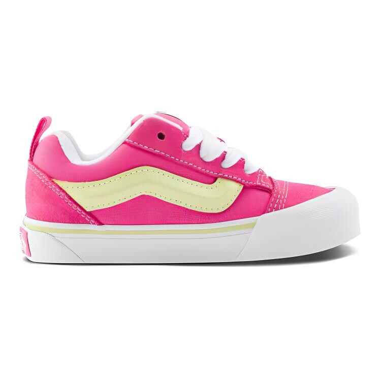 Кроссовки Vans Knu Skool Kids Skateboarding Shoes Kids Low-top Pink, розовый — фото 2