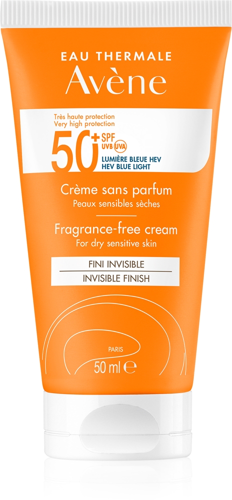 

Солнцезащитный крем без отдушек Avène, spf 50+ 50 мл