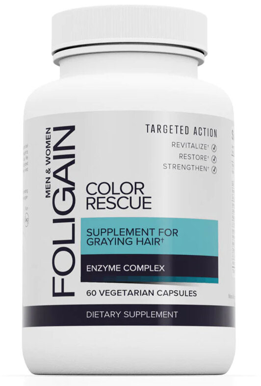 

Биологически активная добавка Фолигаин, добавка от седых волос, 60 капсул Inna Marka