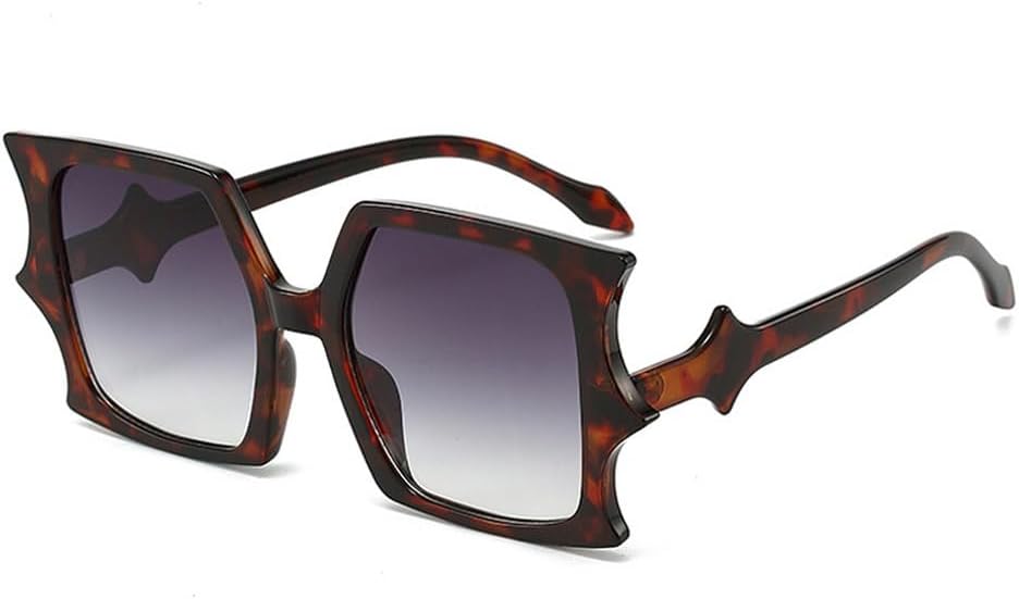 

Ретро-солнцезащитные очки для женщин и мужчин, модный тренд, роскошные солнцезащитные очки для женщин, для вечеринок на открытом воздухе, защита от УФ-излучения UV400 TKKTLLT, Leopard Gray