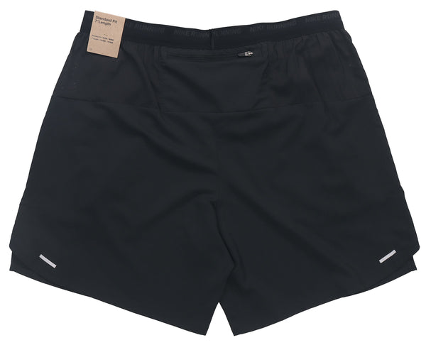 Шорты dri-fit solid color logo printing straight quick dry breathable sports shorts black Nike, мультиколор — фото 2