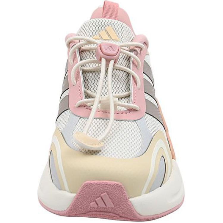 Детские кроссовки Galaxy с низким верхом, устойчивые к истиранию Adidas, серый/розовый — фото 4