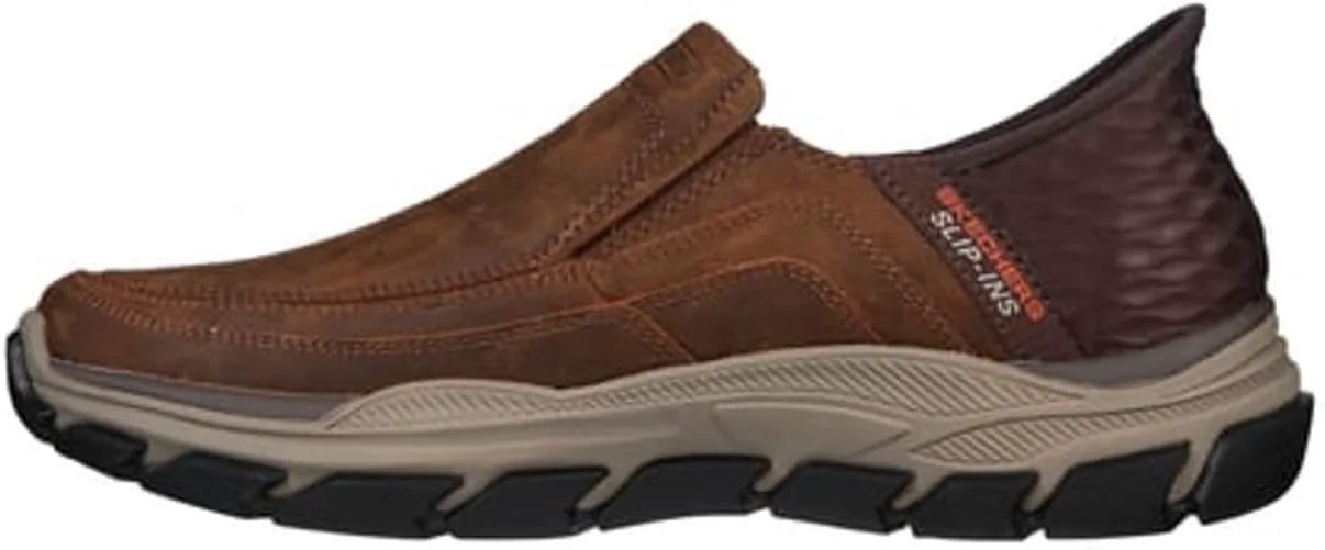 Мужские кроссовки Skechers USA Respected - Elgin 204810, темно-коричневый