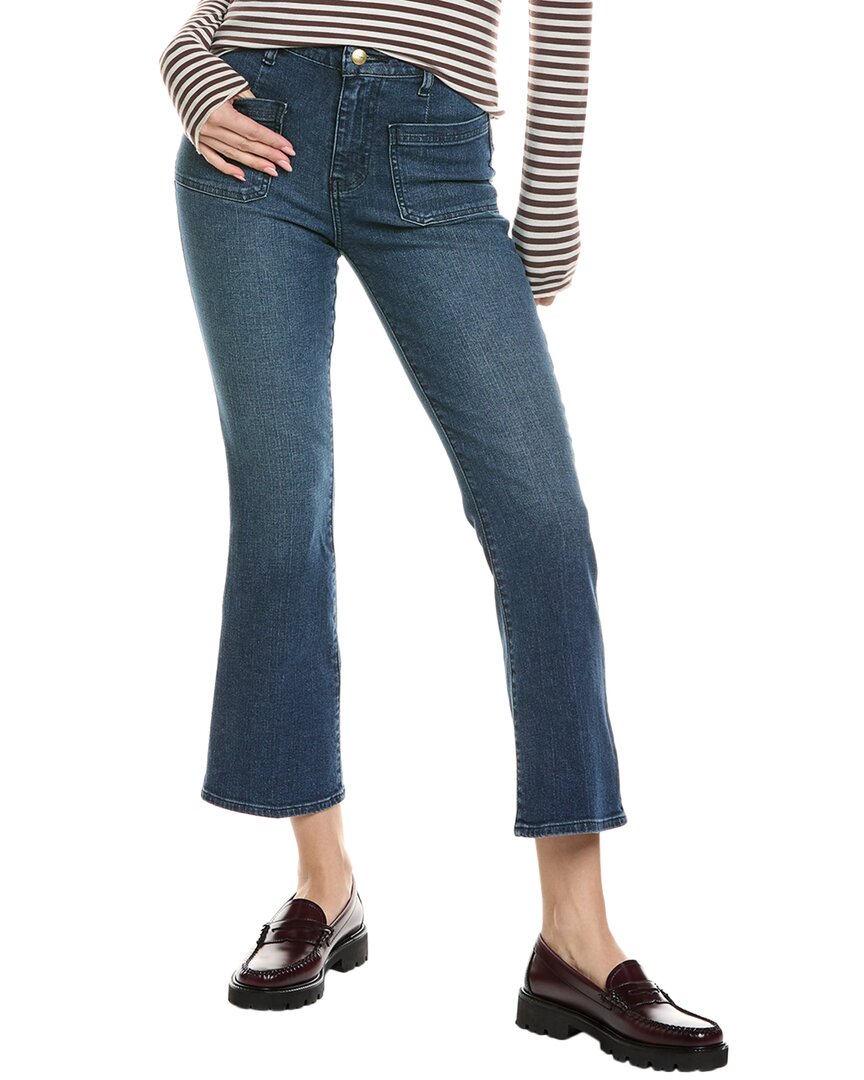 

Джинсы FRAME Denim Le Crop Kinmount Clean Mini Boot Bardot Pocket, синий