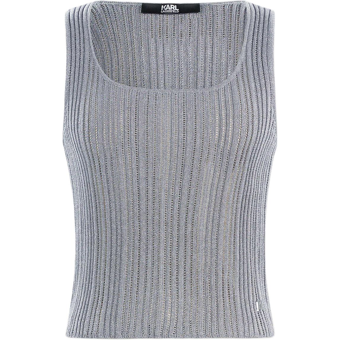 

Футболка KARL LAGERFELD FW24 женская серая KARL LAGERFELD / Karl Lagerfeld Jeans