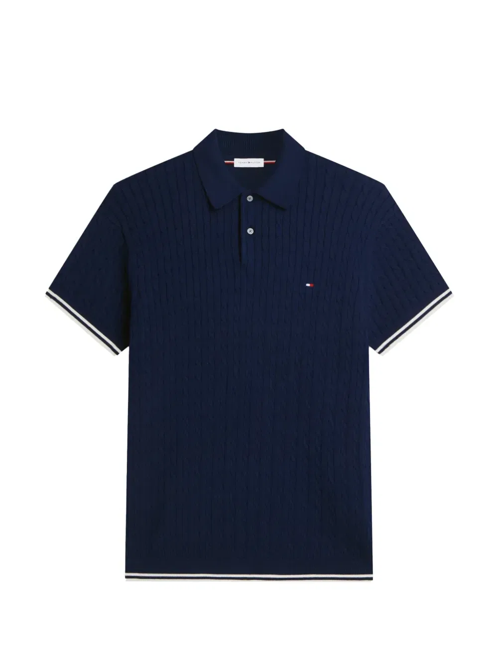Поло-свитер с косами Tommy Hilfiger, синий