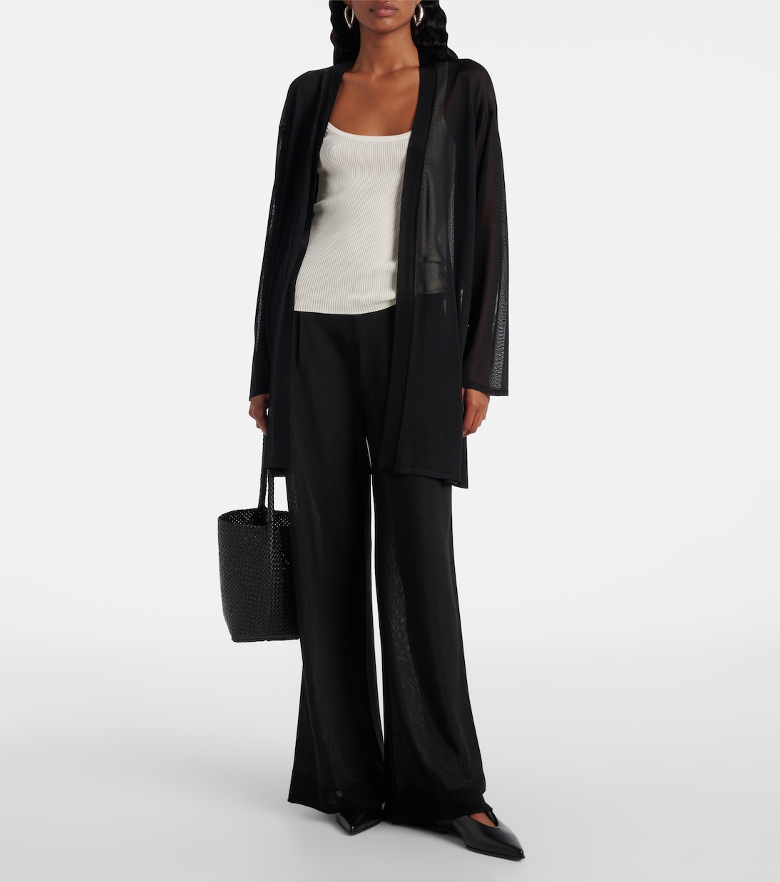 Helier майка из ребристого хлопкового трикотажа Max Mara, Tela — фото 2