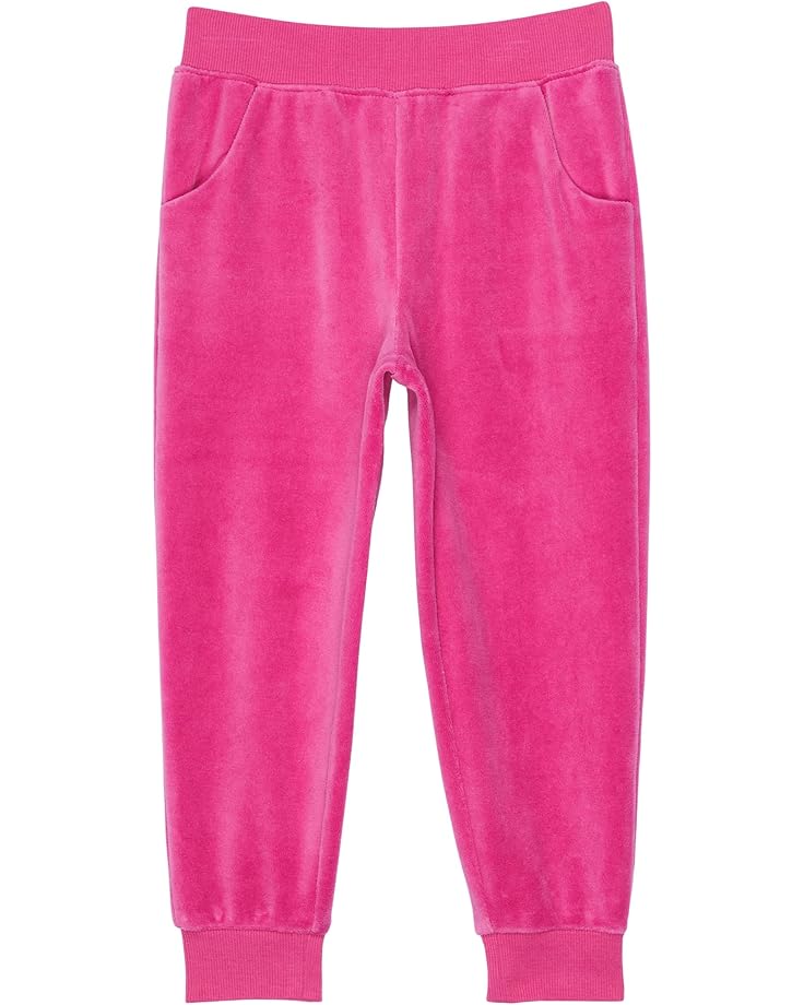 

Брюки Janie and Jack Velour Joggers, цвет Dark Pink