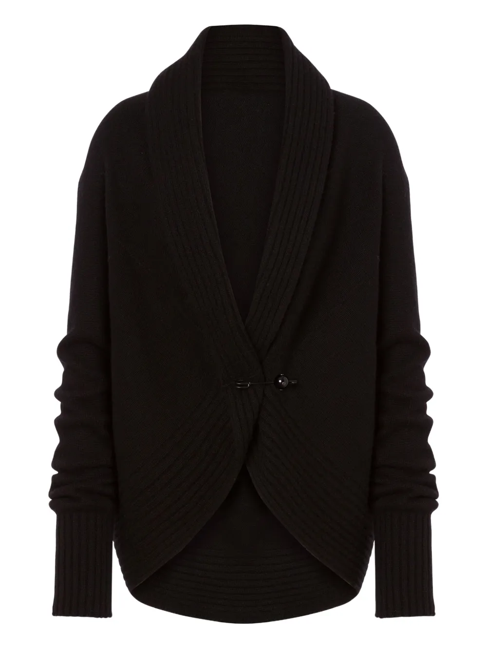 

Кардиган из смесовой шерсти Alberta Ferretti, черный