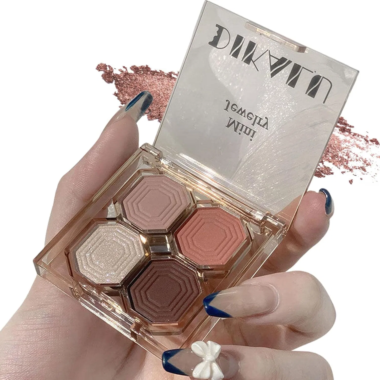 Тени для век 4-цветные палетка Maiitmor 02#