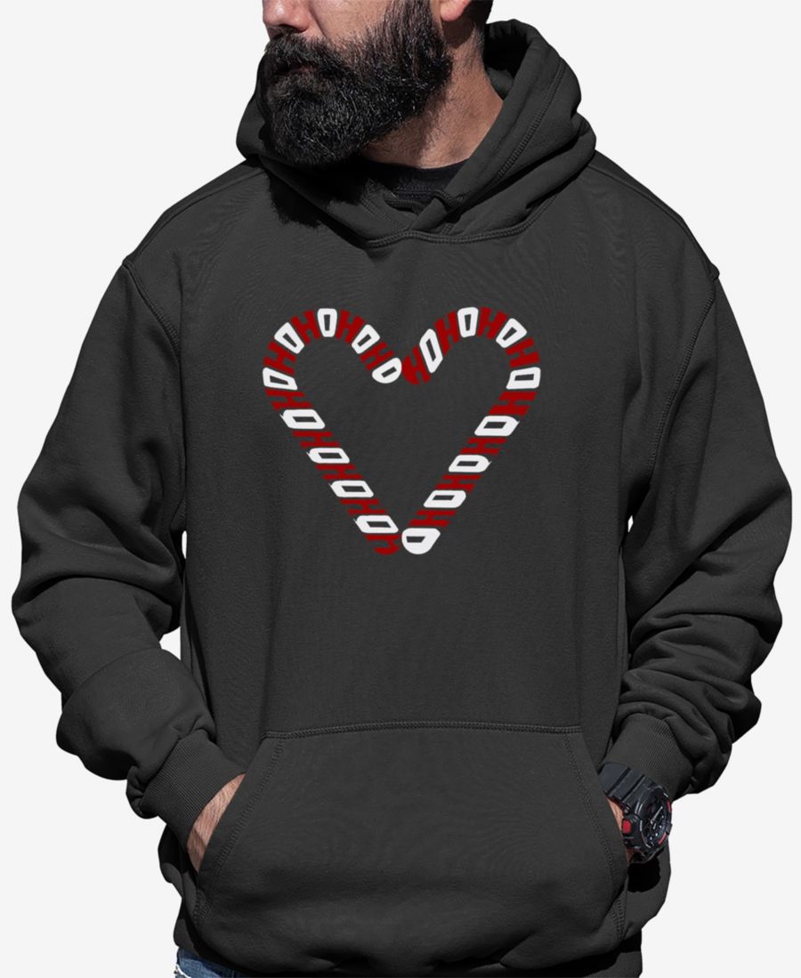 

Мужская толстовка с капюшоном и надписью "Леденцы" LA Pop Art, Dark gray