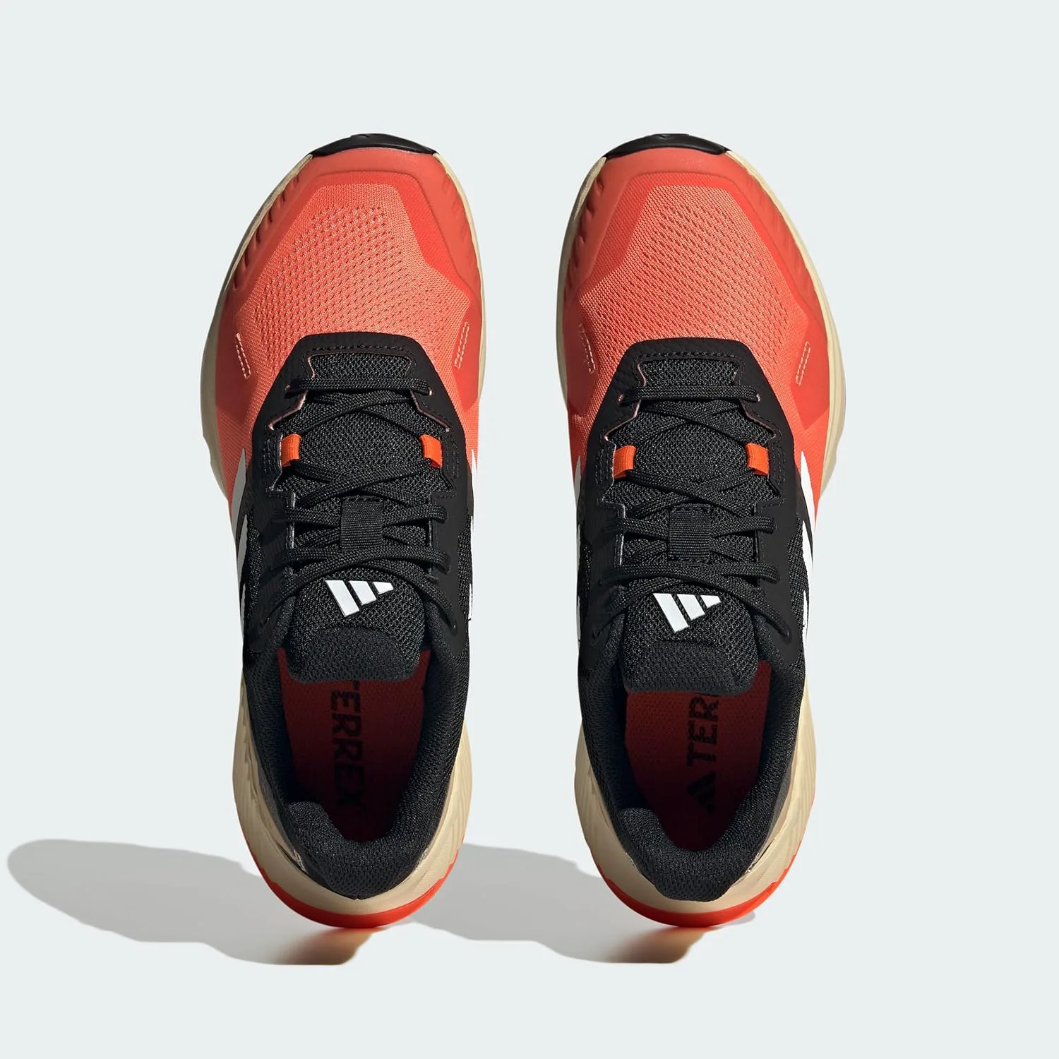 Мужские кроссовки Adidas Terrex Soulstride для трейлраннинга, оранжевый/белый/черный — фото 4