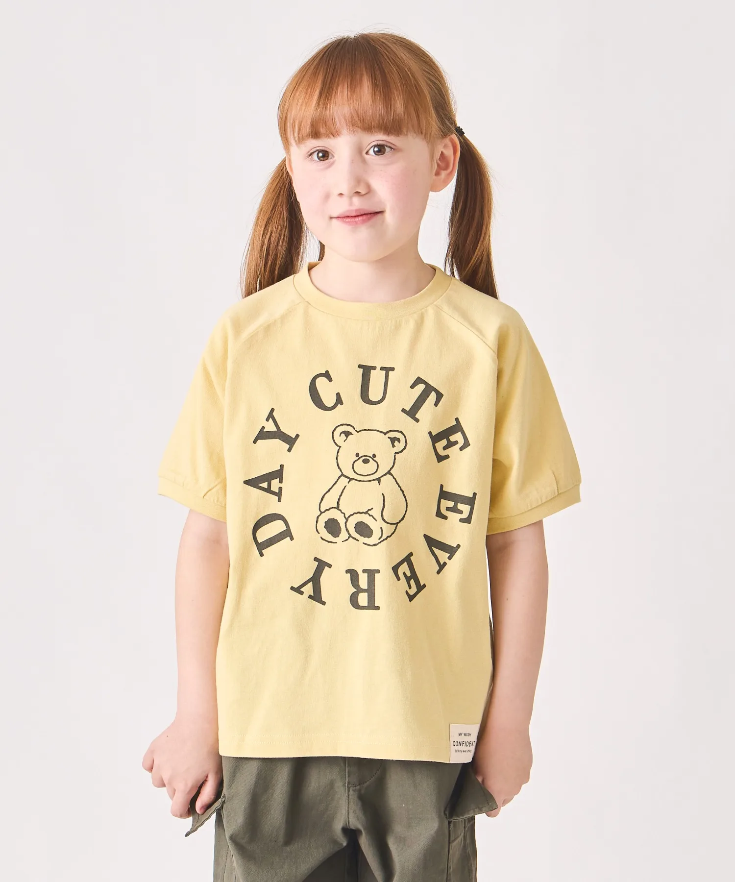 Футболка с принтом Teddy bear ever closet mustard