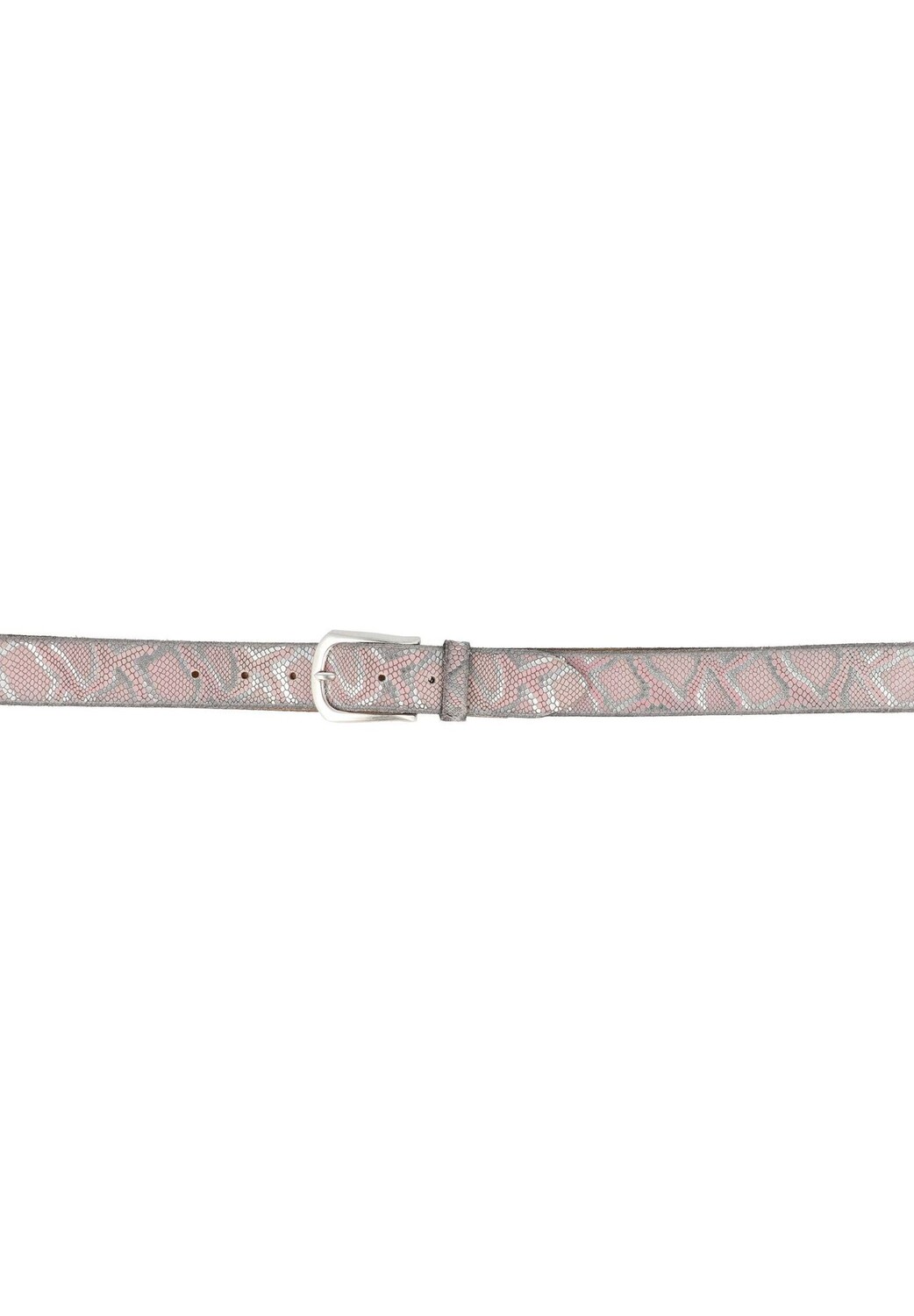 

Ремень кожаный B.BELT, цвет Rose Silver Metallic