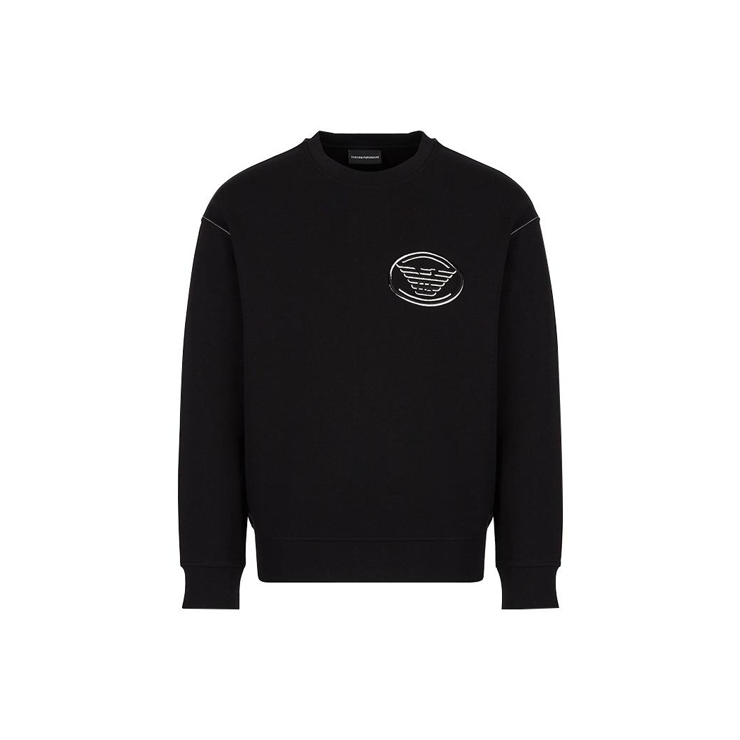 

EMPORIO ARMANI Свитшот мужская черная FW22