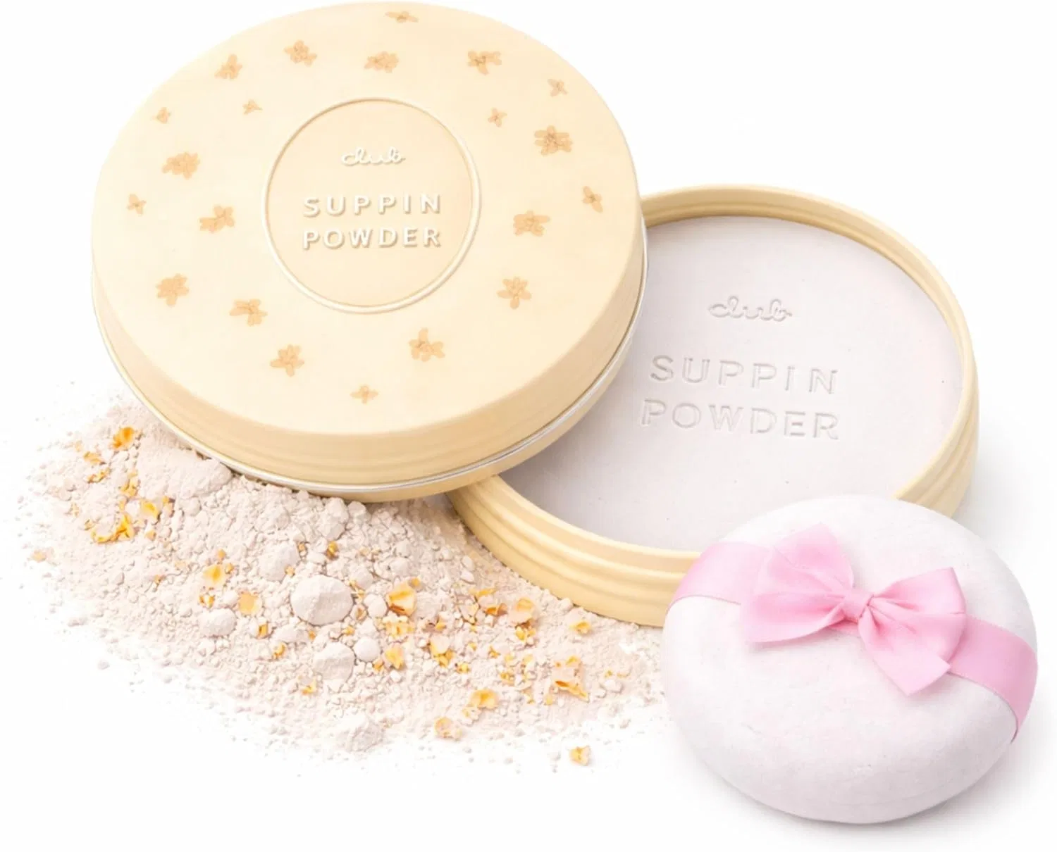 Пудра Club No Makeup Powder с ароматом османтуса и цитрусов, прозрачная
