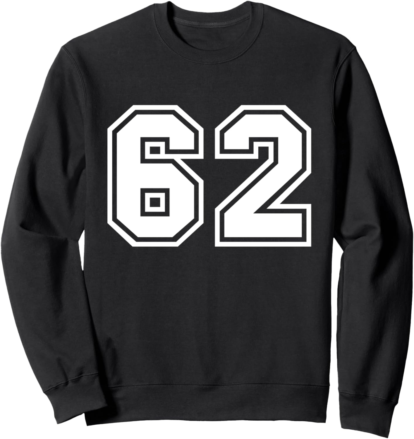 

Спортивная толстовка с номером 62, черная Team Jersey Number Company, Черный, Спортивная толстовка с номером 62, черная Team Jersey Number Company