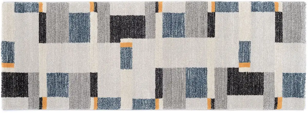 

OCI THE CARPET BRAND Runner "Castle Beppo", прямоугольный, короткий ворс OCI Die Teppichmarke 80х200 см, серый/синий