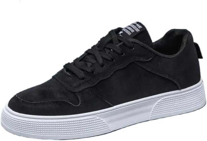 

Мужские повседневные кеды оливкового цвета - низкие кроссовки на шнуровке с белой подошвой, дышащей текстильной подкладкой и прочной ПВХ-подошвой для комфорта в течение всего дня и городского стиля Clolinde