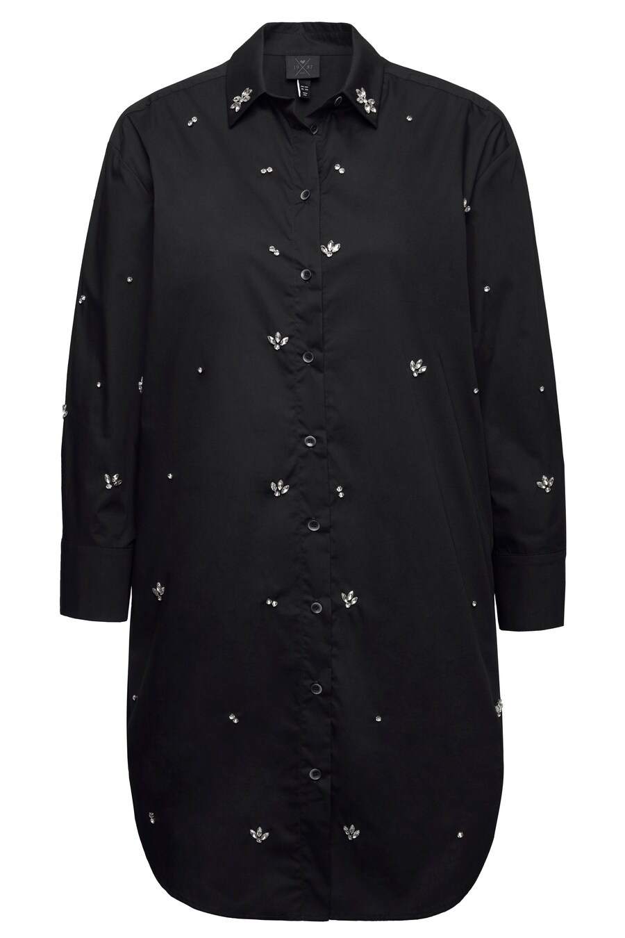 

Платье рубашка Ulla Popken Shirt Dress, черный