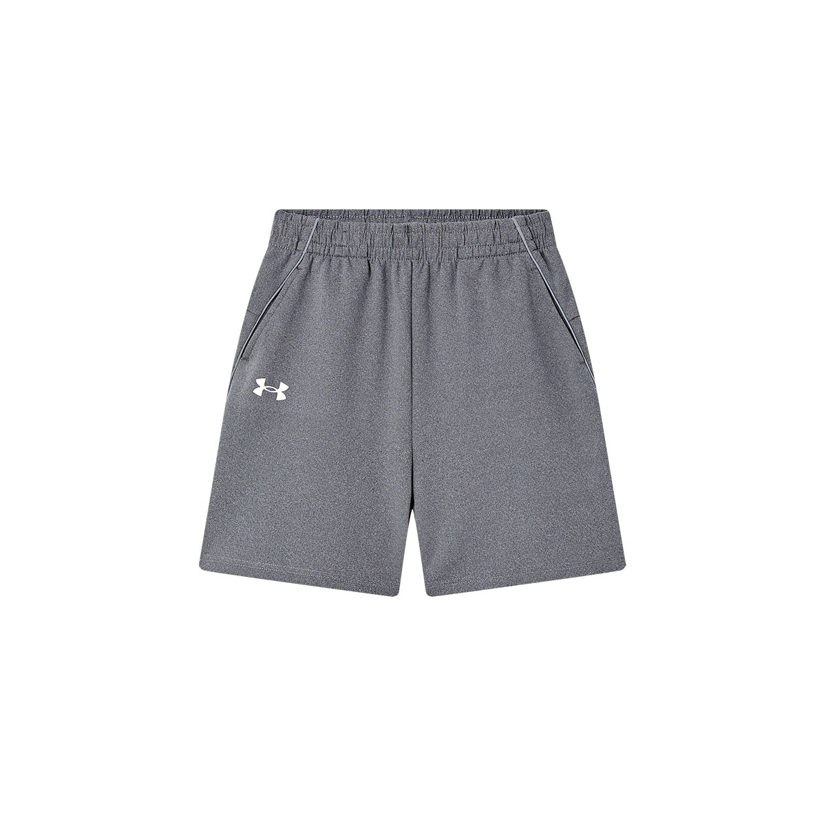 

Короткие шорты для младших школьников Grade School Under Armour, темно-серый