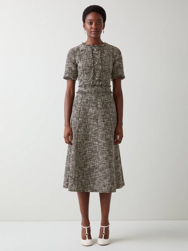 

Текстурированное платье Julia L.K.Bennett, Mul-black