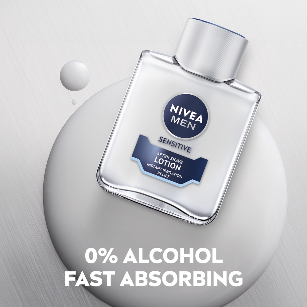 Мужской лосьон после бритья для чувствительной кожи Nivea, vyrams 100 мл — фото 2